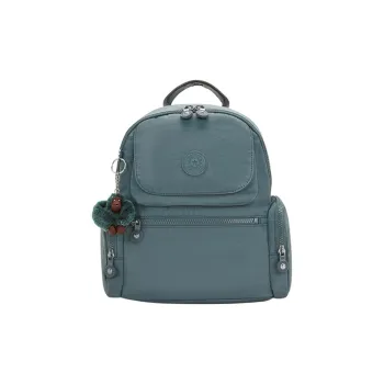 Kipling Polyamide Backpack Medium Size Unisex Aloe Vera Green