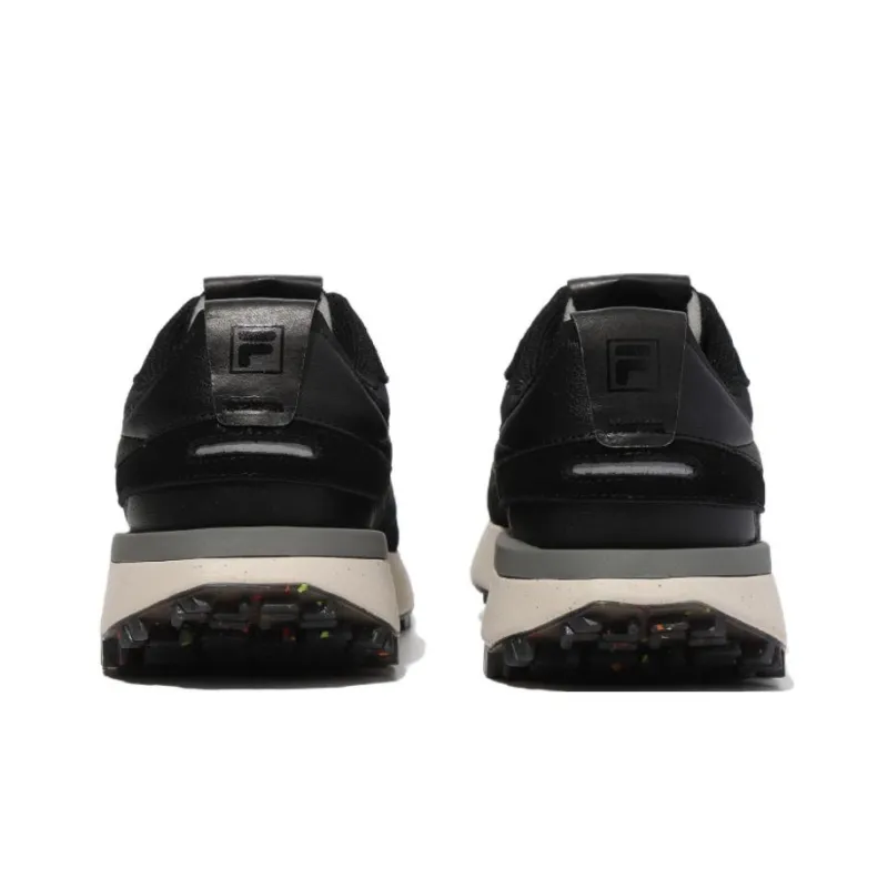 FILA Zagato Shock Absorbers Slip Resistant, Abrasion Resistant, Breathable Low Top Casual Shoes Unisex Black-4