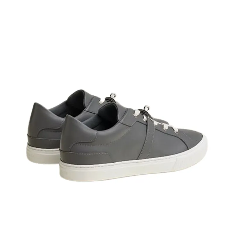 HERMES Day Low Top Skateboard Shoes Men's Gray-4