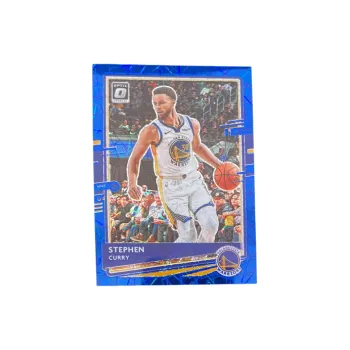 PANINI Player Cards Card Product Access OPTIC Warriors Stephen Curry Refringence Blue Parallel Teca Sports Cards 1 Pc