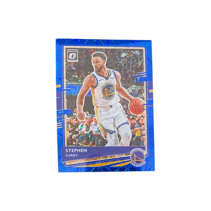 PANINI Player Cards Card Product Access OPTIC Warriors Stephen Curry Refringence Blue Parallel Teca Sports Cards 1 Pc-0