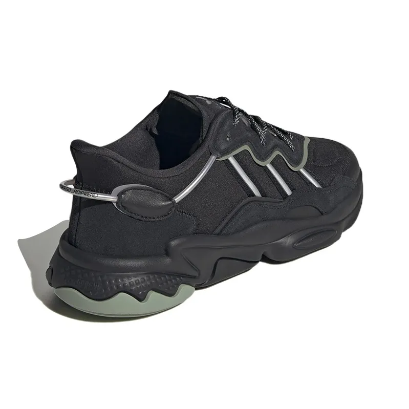Adidas Ozweego Black Silver Metallic-3