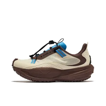 Erke Mountain Realm Breathable Slip Resistant Low Top Casual Shoes Women's Warm Linen Coffee