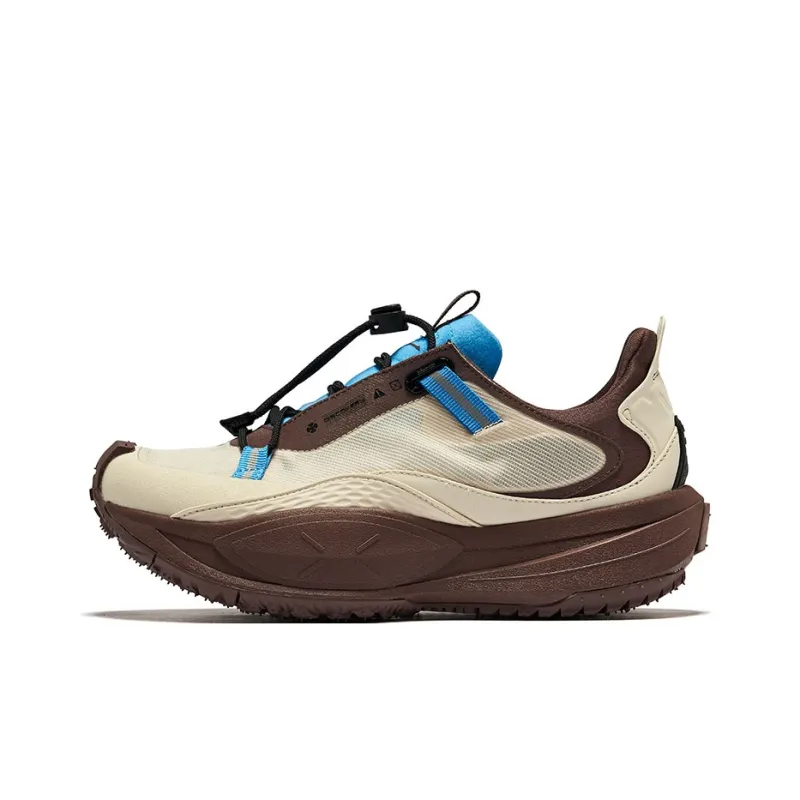 Erke Mountain Realm Breathable Slip Resistant Low Top Casual Shoes Women's Warm Linen Coffee-0