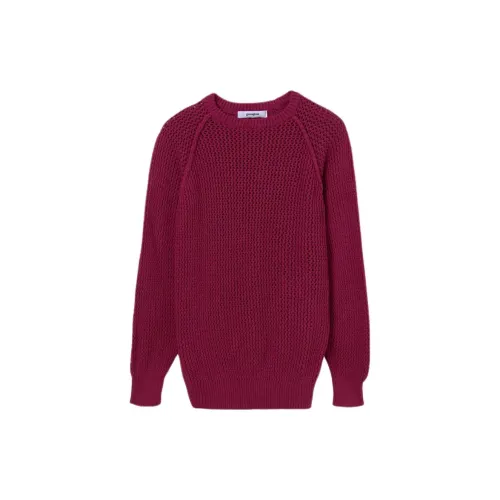 GIMAGUAS Sweaters Women's Burgundy