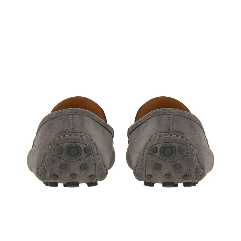 FERRAGAMO Gancini Suede Driving Shoes-3