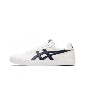 Asics Classic Ct Anti-Slip Wear-Resistant Low-Top Skateboard Shoes Women's White Blue