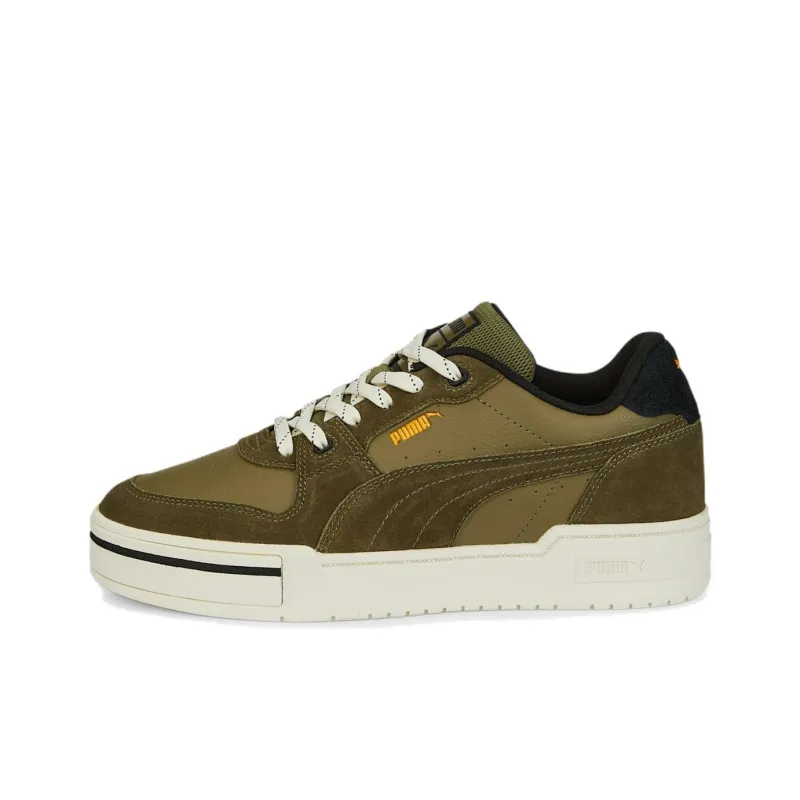 PUMA Ca Pro Lux Safari Slip-Resistant Cushioning Wear-Resistant Low-Top Skateboard Shoes Unisex Dark Olive-0