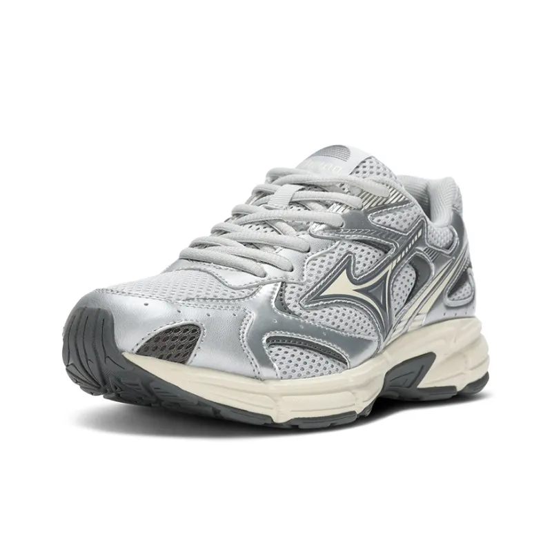 Mizuno Speed 2K Cushioning Low Top Running Shoes Unisex Silver Gray-1