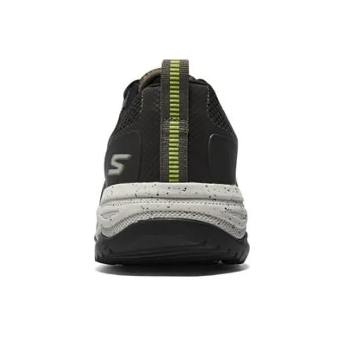 Skechers Go Run Trail Running Shoes Men Low Top Olive Green/White-3