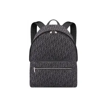 DIOR Cow Leather Backpack Men's Black
