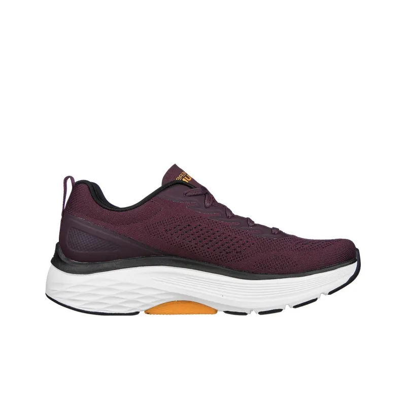 Skechers Max Cushioning Arch Fit Cushioning Anti-Slip And Wear-Resistant Low-Top Running Shoes Burgundy-1