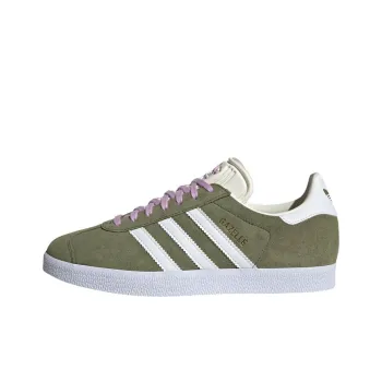 Adidas Originals Gazelle Shoes 'Focus Olive White' Women's