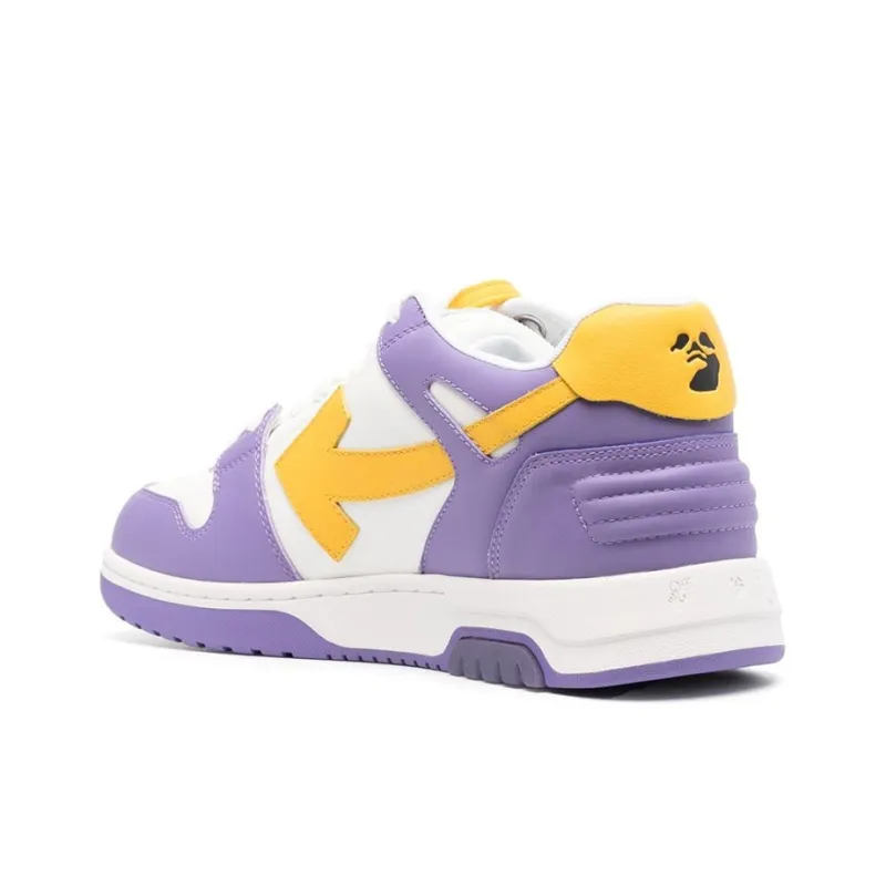 OFF-WHITE Out Of Office Sneaker White Purple Yellow-4