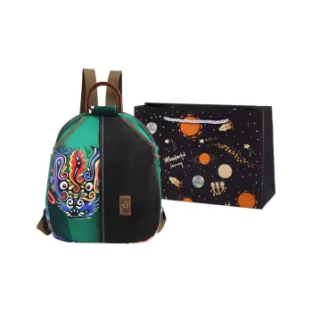 SWIMADE Polyester Backpack Women's Totem/Facial Design/Letter/Floral
