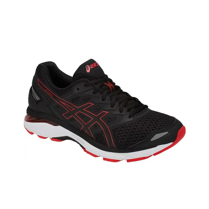 Asics GT 3000 5 Breathable And Wear resistant Low Top Running Shoes Men's Black Red-2
