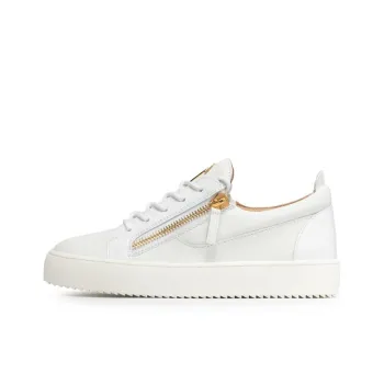 Giuseppe Zanotti Frankie Zip Detailed Lace Up Sneakers