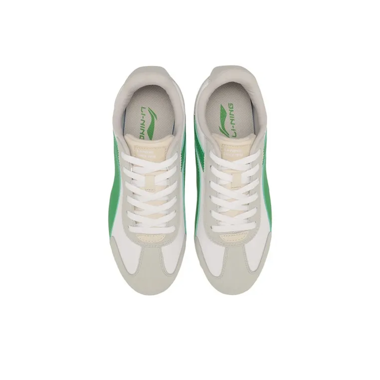 LiNing 3K Low-Top Casual Shoes Men's White Gray Green-3