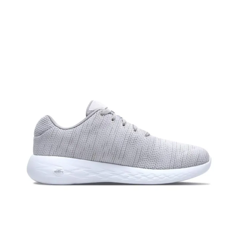 Skechers GO RUN 600 Cushioned Wear-Resistant Slip-Resistant Low-Top Running Shoes Light Gray-1