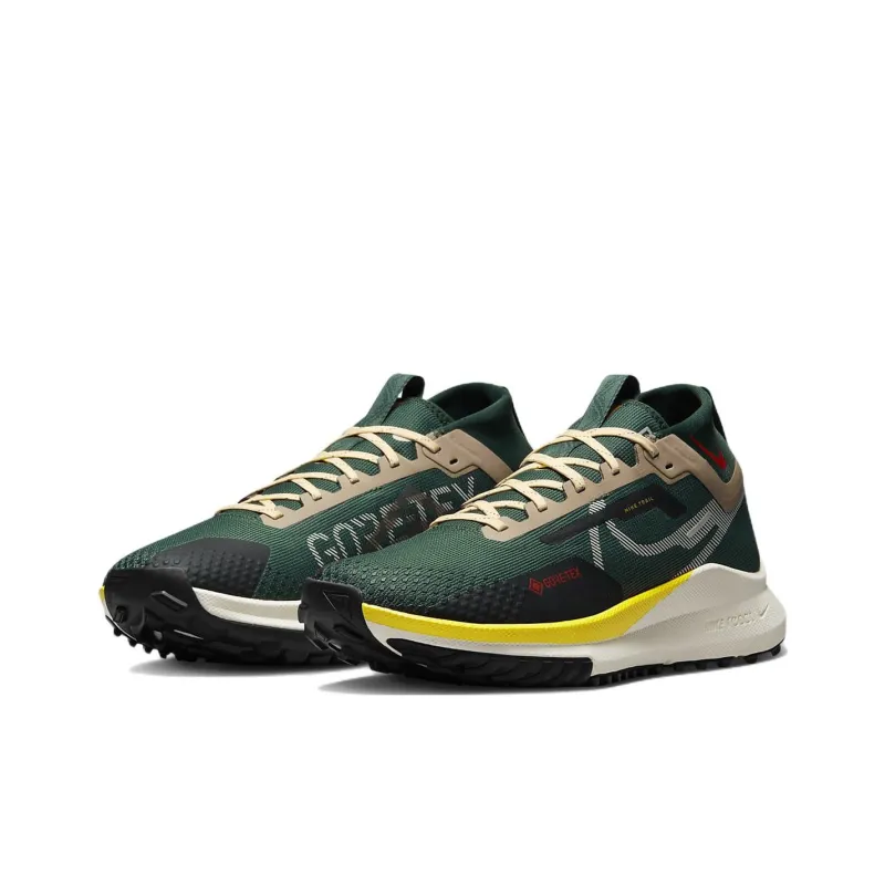 Nike React Pegasus Trail 4 Gore Tex Noble Green Picante Red-2