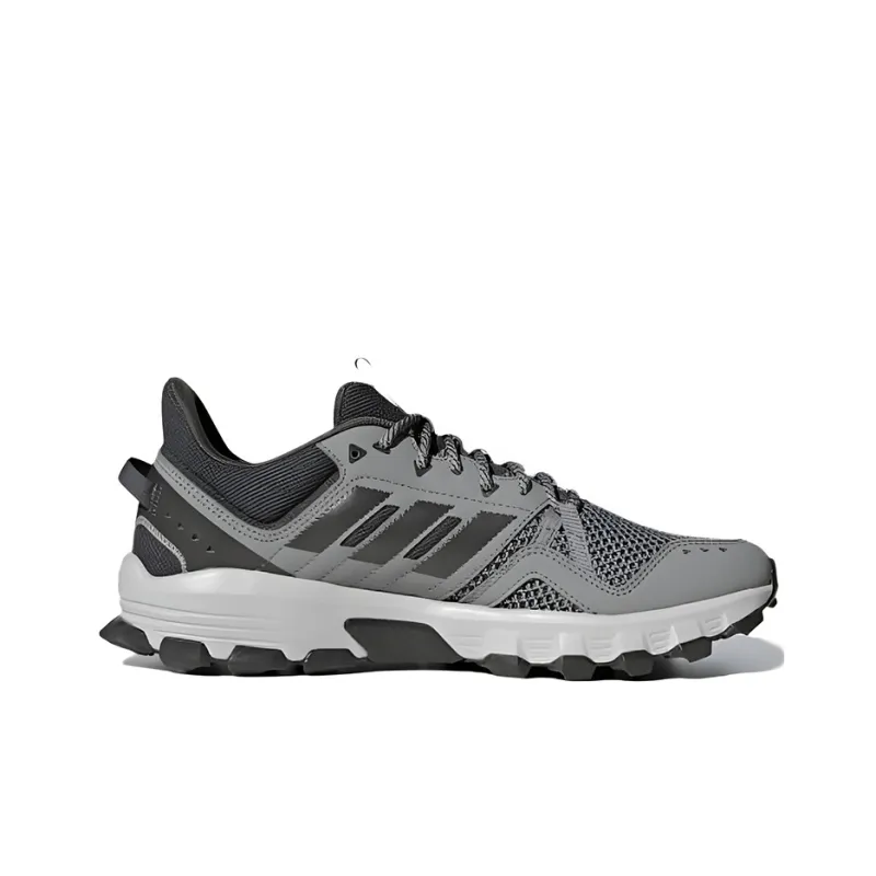 Adidas Rockadia Trail Anti-Slip And Wear-Resistant Breathable Low-Top Running Shoes Men's Gray-1