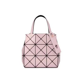 ISSEY MIYAKE CARAT PVC Tote Bag Shopping Bag Handbag Small Size Women's Cherry Blossom Pink