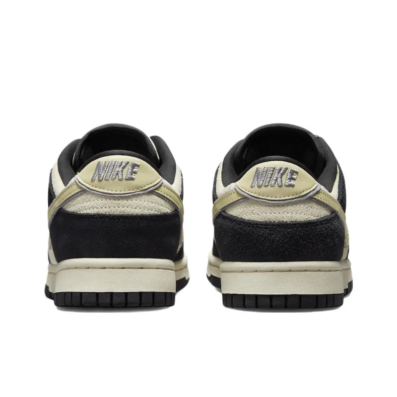 Nike Dunk Low Lx Black Suede Team Gold Women's-4