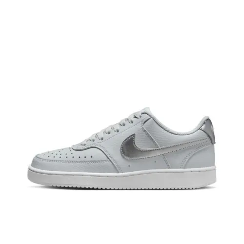 Nike Court Vision Low Skateboard Shoes Women's Low-Top Gray