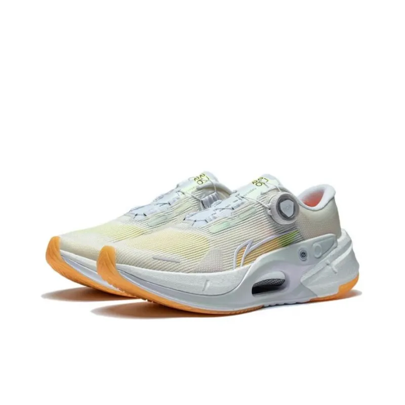 LiNing Furious Rider 7.0 PRO Durable Breathable Low Top Running Shoes Women's White-2