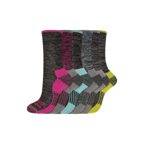 Dickies Mid-Calf Socks Women's 6 Pack Multicolor