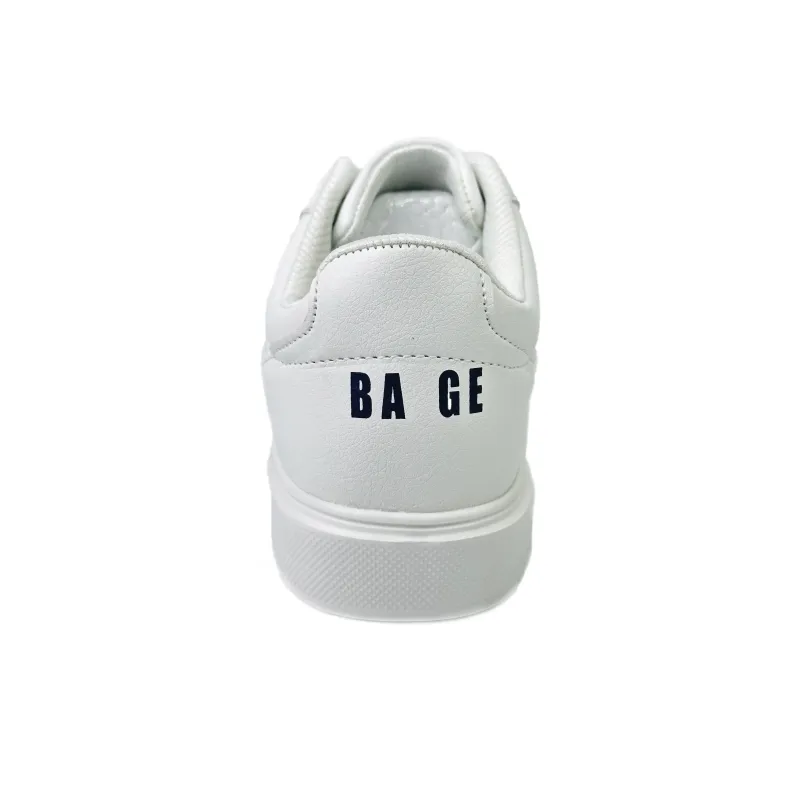 BAGE Coverage Wear Resistant Low Top Skateboard Shoes Women's White-2