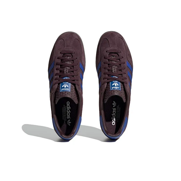Adidas Gazelle Indoor Shadow Maroon Semi Lucid Blue-4