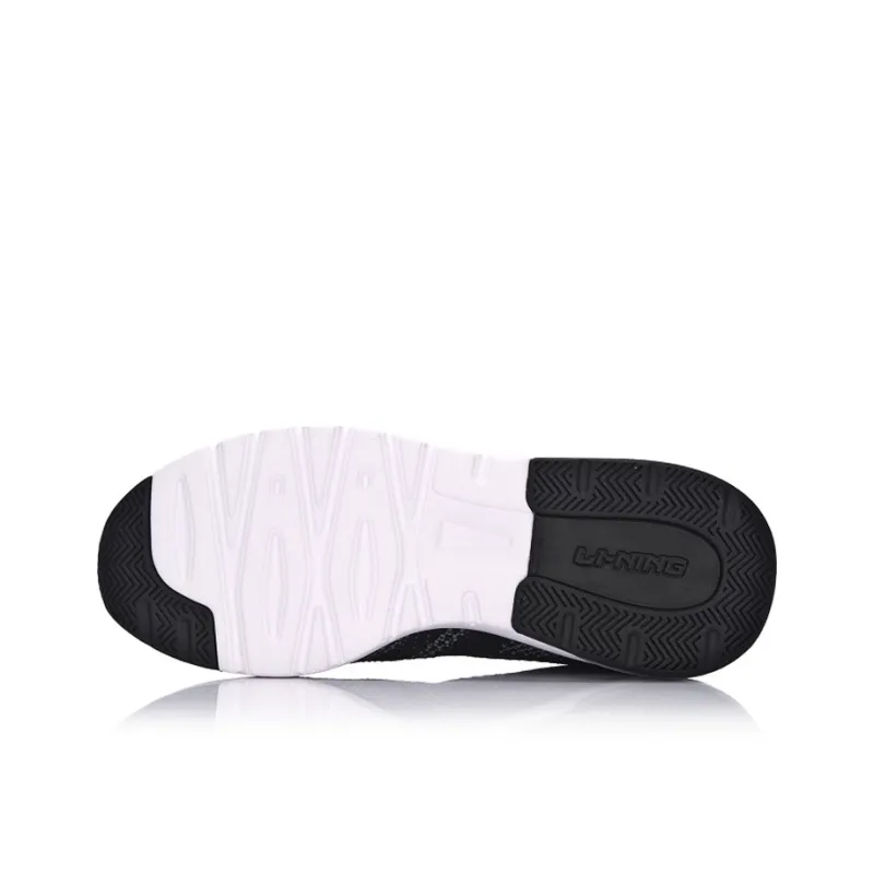 LINING Bubble Casual Shoes Women's Low Top Black/Gray-2