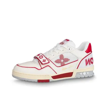 LOUIS VUITTON Lv Trainers 'Red Mesh'