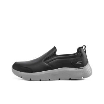 Skechers Go Walk Fle Fle Cushioning Lightweight Low Top Casual Shoes Men's Black Gray