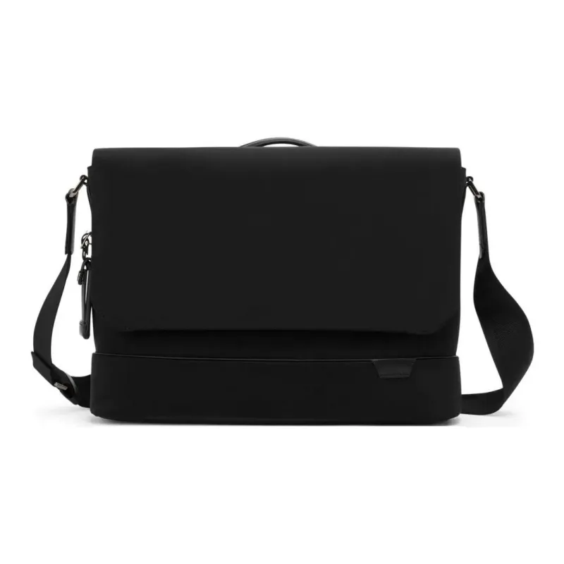 TUMI Nylon Messenger Bag, Shoulder Bag, Crossbody Bag Men's Black-0