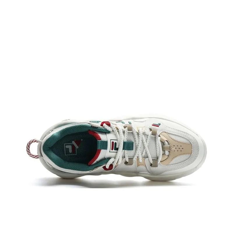 FILA Panini Xmas Shoes 'White Green Red' Women's-3