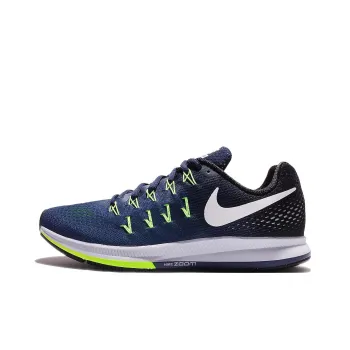 Nike Pegasus 33 Anti Slip Wear Resistant Low Top Running Shoes Men's Blue