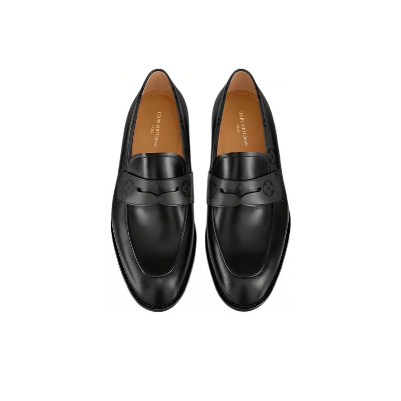 LOUIS VUITTON Saint Germain Casual Shoes Men's Black-2