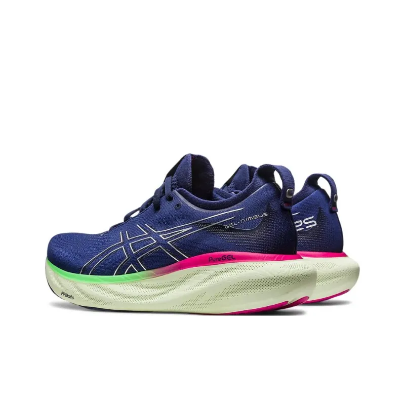 Asics Gel Nimbus 25 Indigo Blue Pure Silver Women's-3