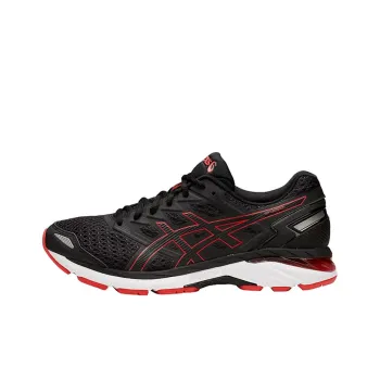 Asics GT-3000 5 Breathable And Wear-resistant Low-Top Running Shoes Men's Black Red
