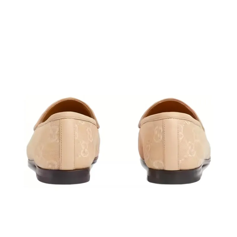 GUCCI Jordaan 24 Spring And Summer Collection Loafers 1cm Women's Yellow-4