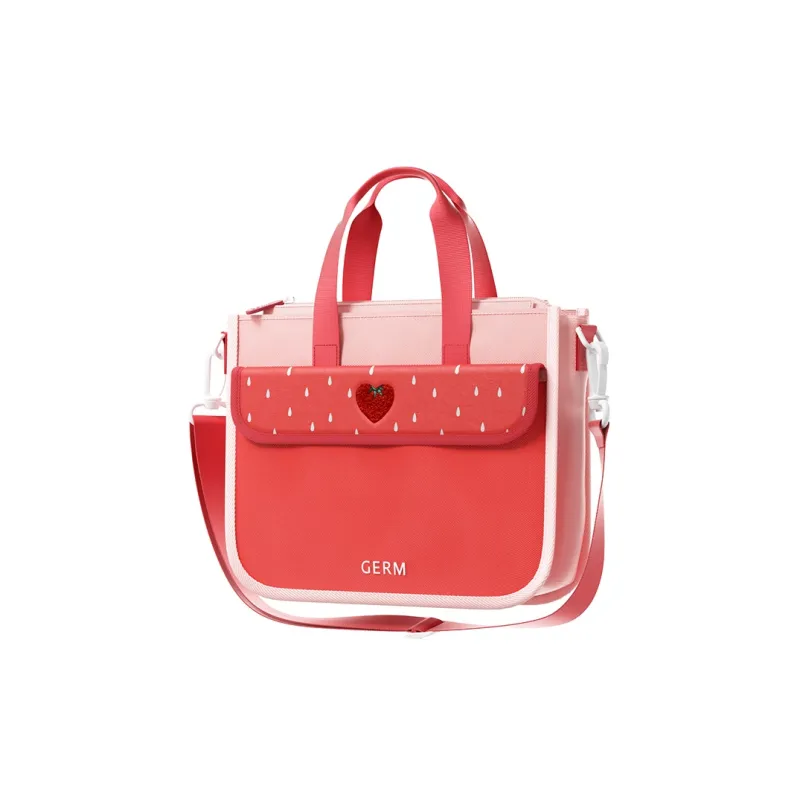 Germ Polyester Whimsical Preppy Tutoring Bag Handbag Regular Unisex Pink/Red/Blue-6