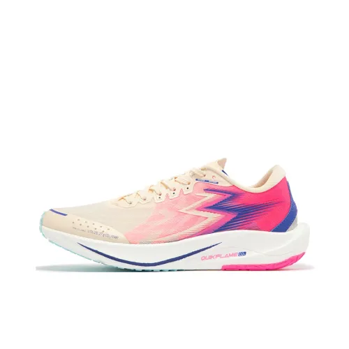 361° Speed ​​2 Pro Running Shoes Unisex Low-Top Pink/White/Blue