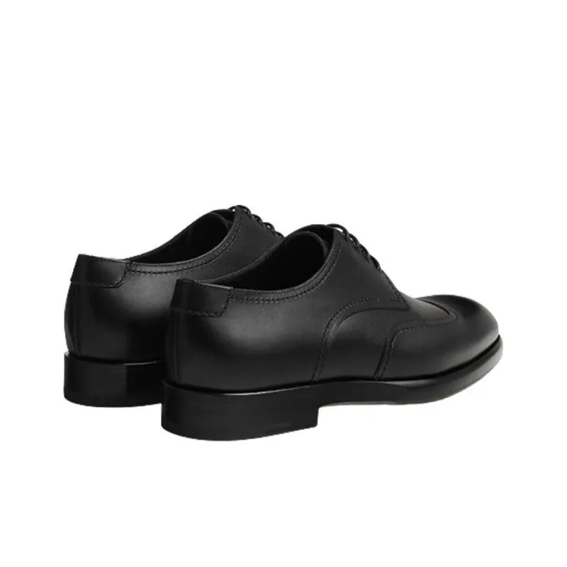 HERMES Harold Dress Shoes Men's Black-3