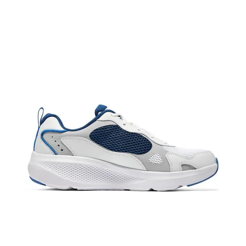 Skechers GO RUN Elevate Running Shoes Men Low Top White/Marine Blue/Red-1