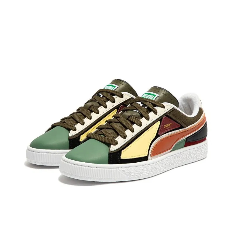 PUMA Suede 'Layers Deep Olive Warm Chestnut'-2