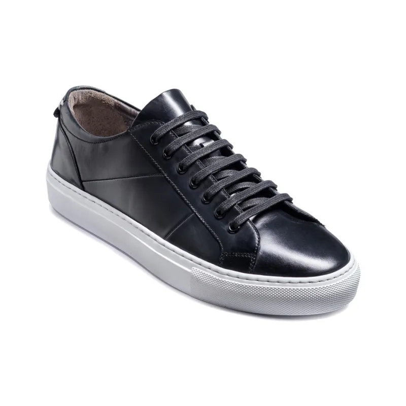 BARKER Archie Low-Top Skateboard Shoes Men's Black-1