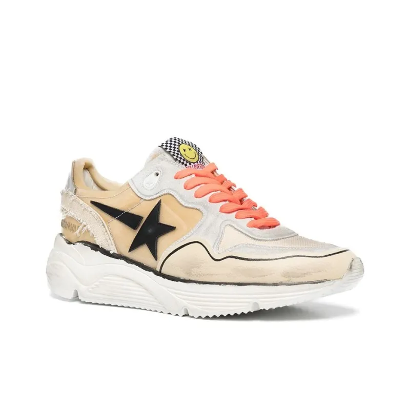 Golden Goose Low Top Sports Casual Shoes Men's Light Brown-1