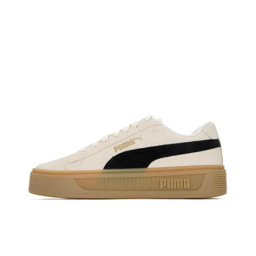 Puma Women's Smash Platform V3 'Pristine Black Gum'